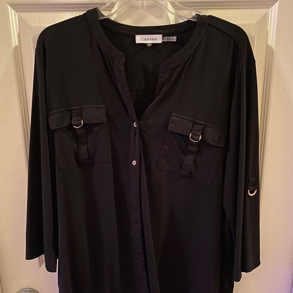 Black Calvin Klein blouse
